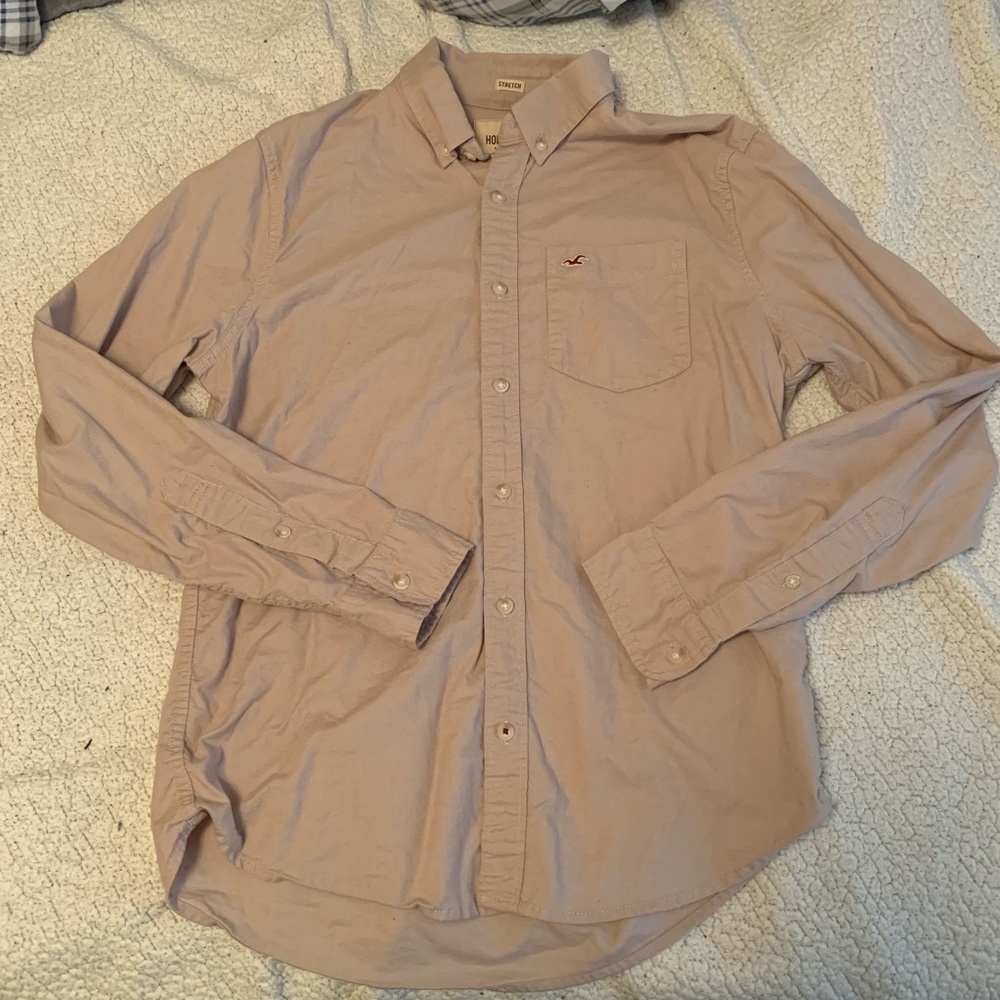 Hollister button down long sleeve shirt